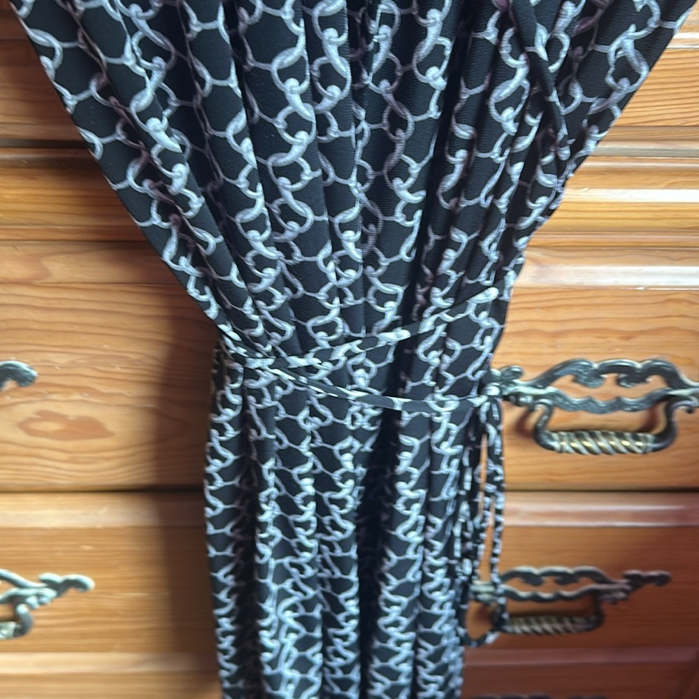 Michael Michael Kors Chain Link Pattern Wrap Dress - image 3